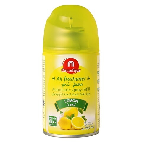 Carrefour Air Freshener Automatic Spray Refill Lemon 250ml