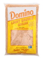 اشتري Domino Light Brown Sugar, Non GMO, 907G. Single في الامارات