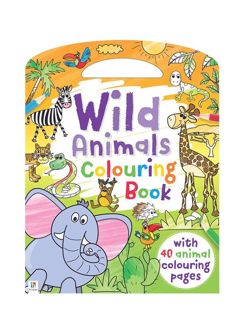 Hinkler Wild Animals Colouring Book