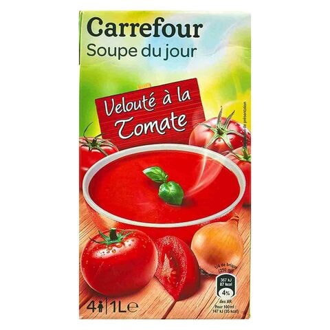 اشتري كارفور شوربة طماطم فيلوت 1 لتر في السعودية