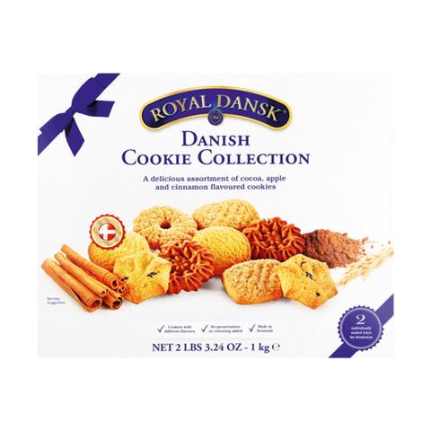 Royal Dansk Danish Cookies Collection Cookies With Cocoa Apple Cinnamon 1kg