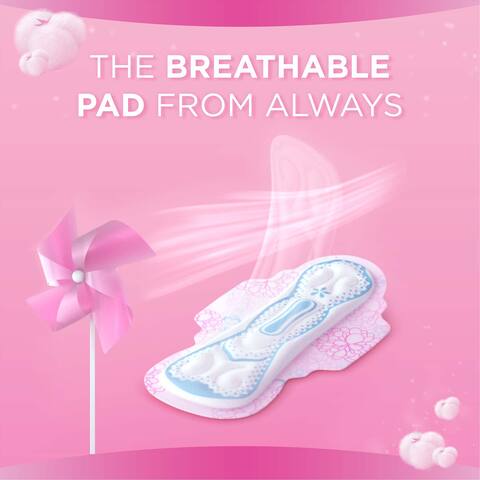 Always cotton soft Large pads with wings 30 pieces