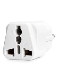 Generic 2-Piece Wd9 Eu Plug To Universal US/UK/AU Socket Power Adapter/Charger White