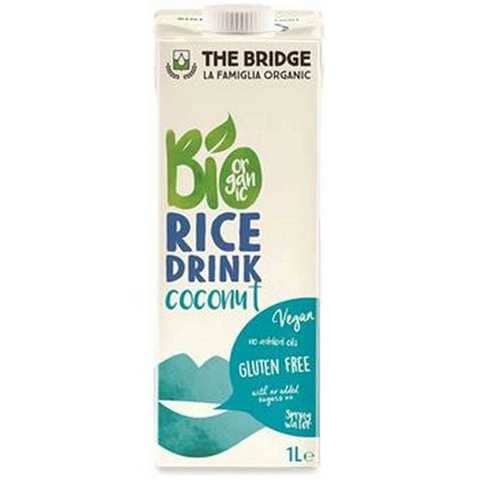 The Bridge Bio Organic Gluten Free Rice Drink Coconut 1 Liter