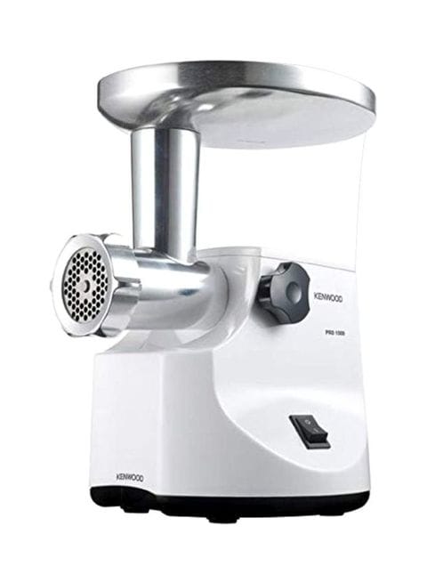 Kenwood Electric Meat Grinder 1500W MG470 White/Silver