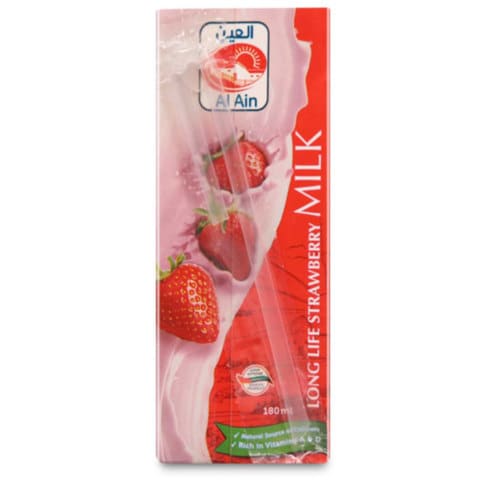 Al Ain Strawberry Milk 180ml