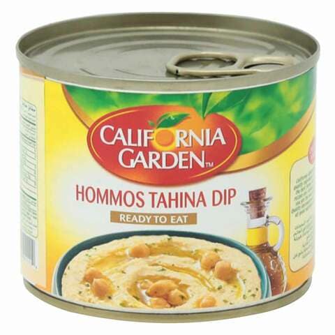 California Garden Ready To Eat Hommos Tahina Dip 220g