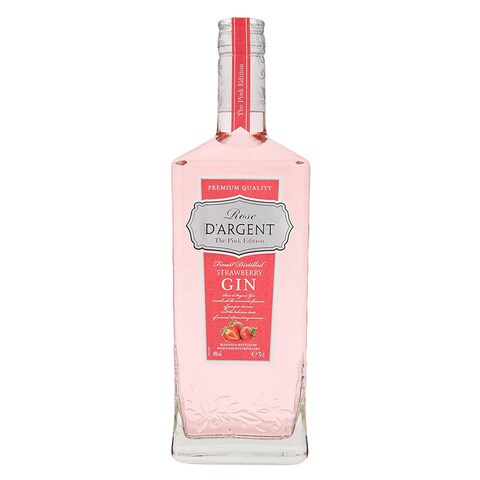 Rose D&#39;Argent Strawberry Gin 700ml