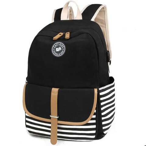 Eazy Kids Classic School Bag-Black