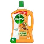 Buy Dettol Oud 3X Power Antibacterial Floor Cleaner, 3L in Kuwait