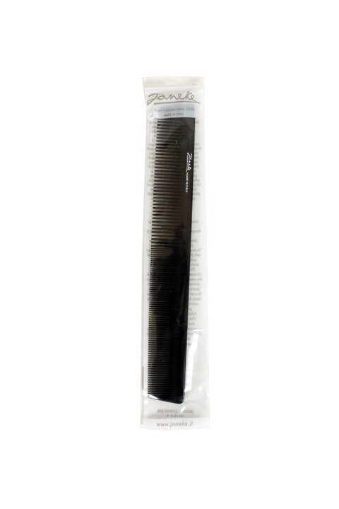 Janeke Professional Cutting Comb 21.5cm, Black