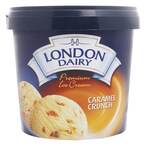 Buy London Dairy Premium Caramel Crunch Ice Cream 1L in Kuwait