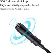 COOPIC CP-KK1 Pro Dual Lavalier Omni-directional Lavalier Mic Lapel Clip-on Condenser Microphone for Camera, DSLR, laptop, Guitar, interview, YouTube, Rap, and Vlog
