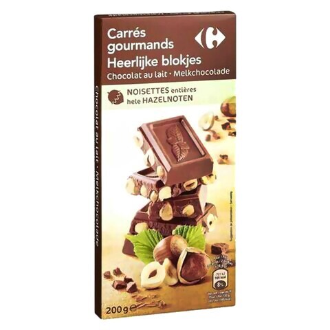 Carrefour Milk Chocolate Hazelnut/Raisin 200g