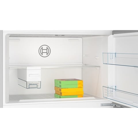 Bosch Series 6 Free-Standing Fridge-Freezer With Freezer At Top 186 X 86 Cm Inox EasyClean KDN86AI31M
