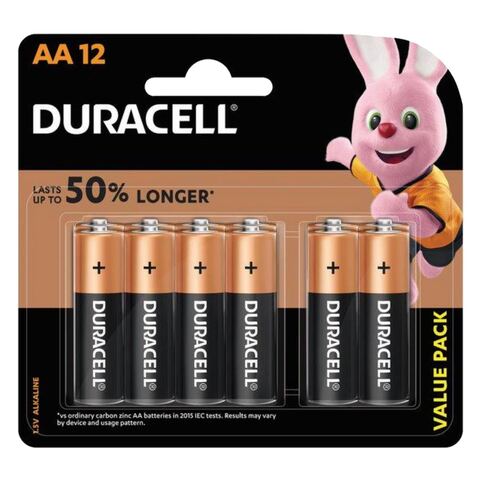 Duracell Basic AA Batteries 12 Pack