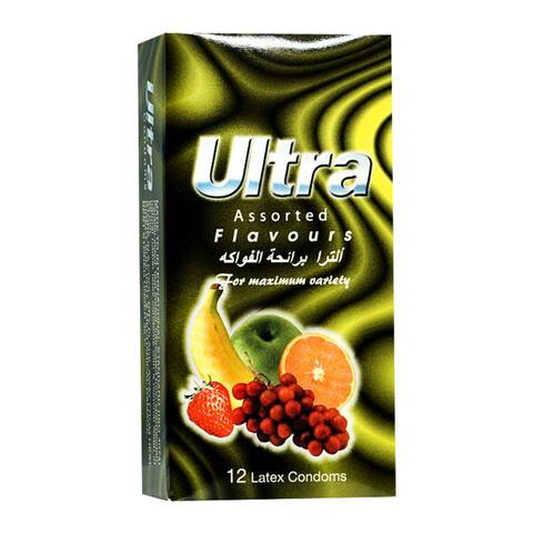 Buy Ultra Condom Asst Flavours X 12 Online Shop Beauty Personal Care On Carrefour Saudi Arabia