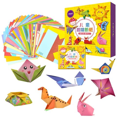 Kit Origami per bambini 3D Cartoon Animal Origami Book Double Sided Origami  Papers for Beginners School Craft lezioni bambini giocattoli fai da te -  AliExpress