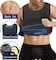 Men Sweat Sauna Shaper Vest, Stretchable Yoga, Running &amp; Gym Compression Shapewear (S-M)