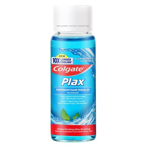 Colgate Plax Peppermint Mouthwash 100ml price in UAE | Carrefour UAE ...