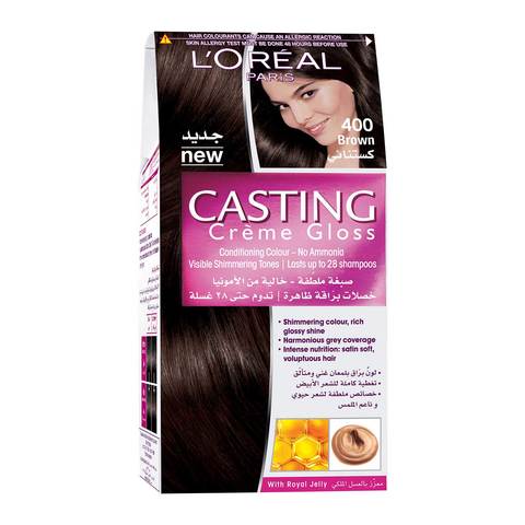 Buy L'oreal Paris Casting Creme Gloss Hair Colour 400 Brown Online - Shop  Beauty & Personal Care on Carrefour Saudi Arabia