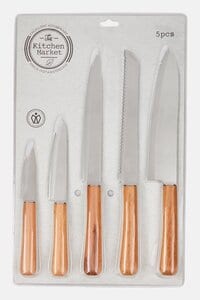 Muy Mucho Chefs Knife Set 5 Pieces, Tan Combo