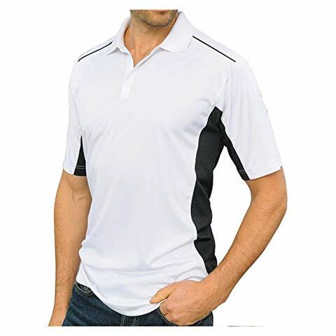 TECK - Santhome DryNCool Polo Shirt with UV protection (White/Black) - M