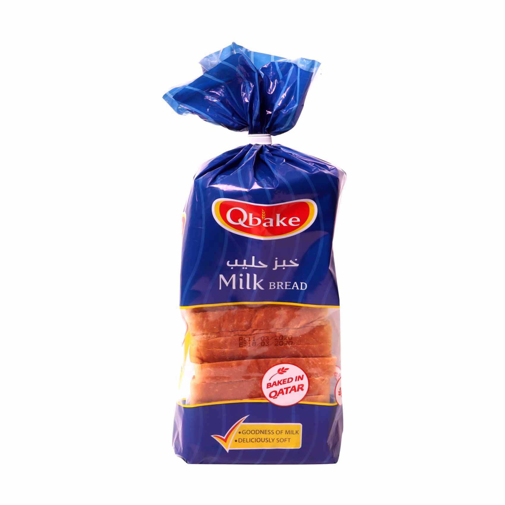 Buy Qbake Bread Milk Medium 620g