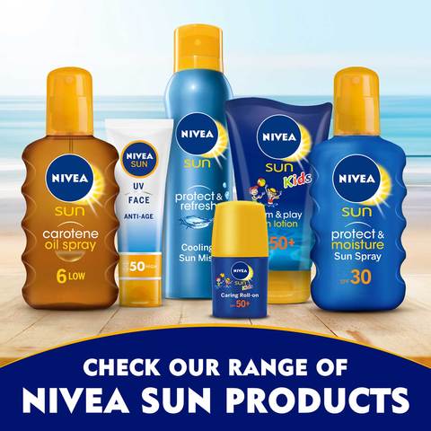 Beven Filosofisch trek de wol over de ogen Buy Nivea Sun Spray Protect & Moisture SPF 30 200ml Online - Shop Beauty &  Personal Care on Carrefour UAE