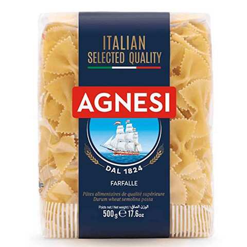 Agnesi Pasta Farfalle No.61 500 Gram