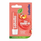 Buy Labello Lip Balm, Moisturising Lip Care, Peach Shine 4.8g in Saudi Arabia