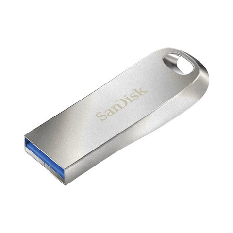 SanDisk Ultra Luxe USB Flash Drive 128GB Silver