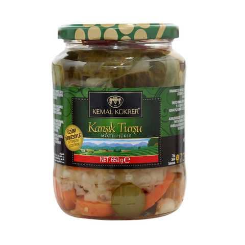 Kemal K&uuml;krer Mixed Pickle in Grape Vinegar 650g