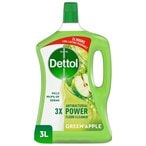 Buy Dettol Green Apple 3X Power Antibacterial Floor Cleaner, 3L in Kuwait