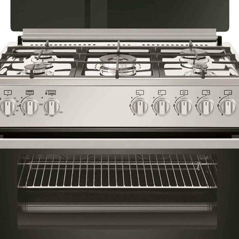 WestPoint 5 Burner Gas Cooker WCLR9650GOCII Silver/Black