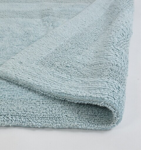 Home Style Shemtron Cotton Bath Mat Blue - 50X80 cm