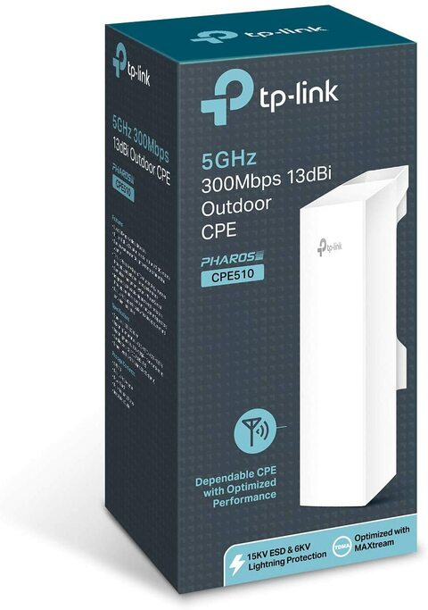 TP-Link CPE510 v1. 1, Outdoor 5GHz 300Mbps High Power Wireless Access Point