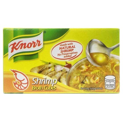 Knorr Cup Instant Rice Soup Shrimp Garlic Flavour 40g. Pack 3