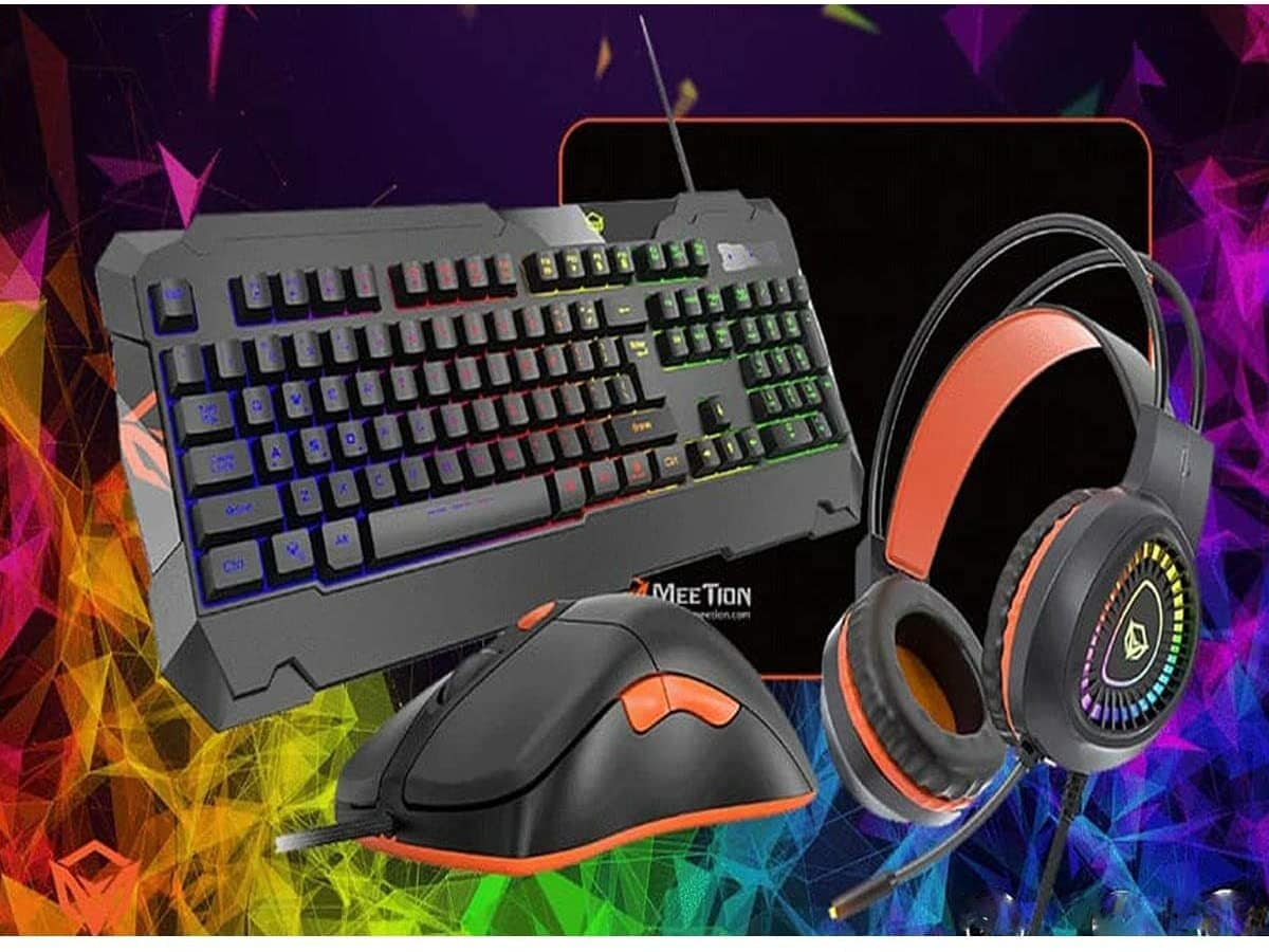 Buy Generic Meetion C505 4 In 1 Pc Gaming Kits Keyboard Mouse Headphone Mousepad Online - Shop Electronics & Appliances on Carrefour UAE
