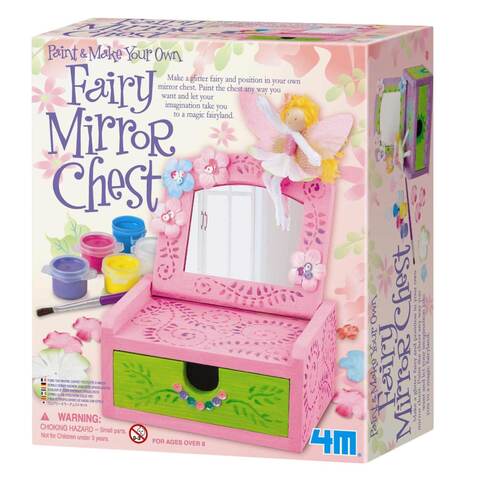 4M Paint And Make Your Own Fairy Mirror Chest Toy 4 Months