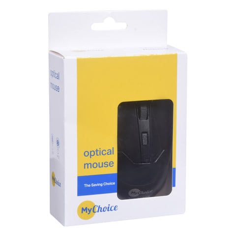 Mychoice Wired Optical Mouse Black