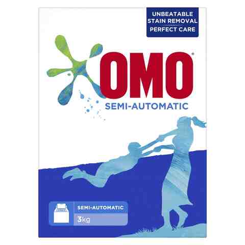 OMO Laundry Powder Detergent For Top Load Machine SemiAutomatic For Unbeatable Stain Removal 3kg
