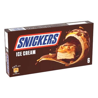 SNICKERS Minis Ice Cream Bars 12-Count Box, Sandwiches & Bars