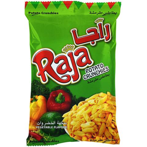 Raja Vegetable Flavour Potato Crunchies 140g