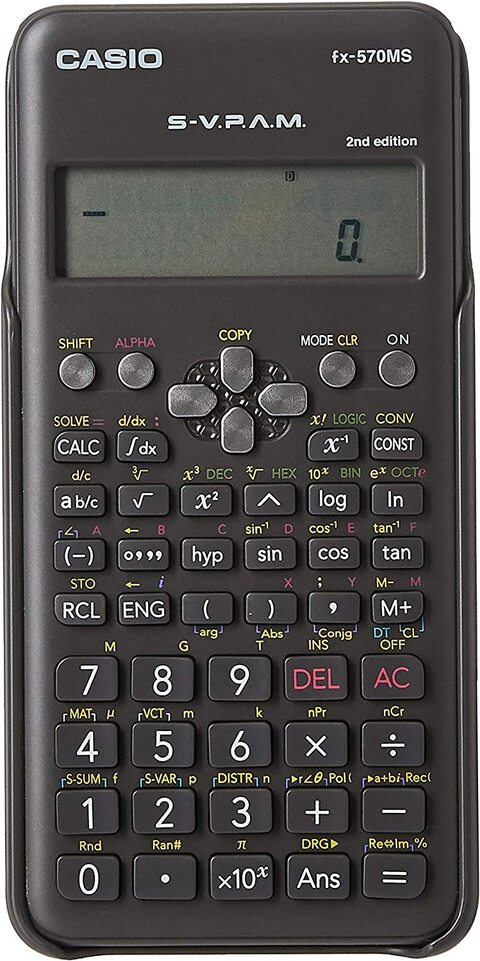 Buy Casio Fx 570Ms 2Nd Edition Scientific Calculator With 2 Line