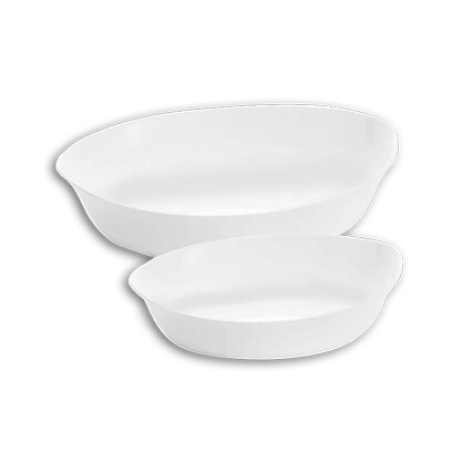 Buy Luminarc Smart Cuisine Carine White Oval Plate 29 17CM