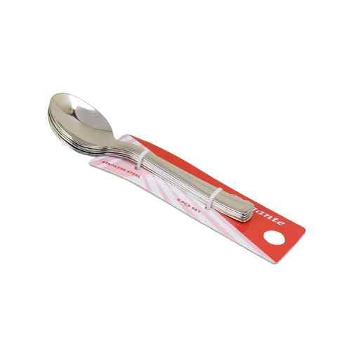 Pecasso Tea Spoon Set Silver 1.2mm 6 PCS
