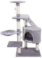 Buy Generic Meetion Pet Cat Scratching Post Tree Scratch Tower Activity Kitten Toy Centre Climbing (Grey) in UAE