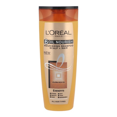L&#39;oreal Paris 6 Oil Nourishing Shampoo Scalp + Hair 360ml
