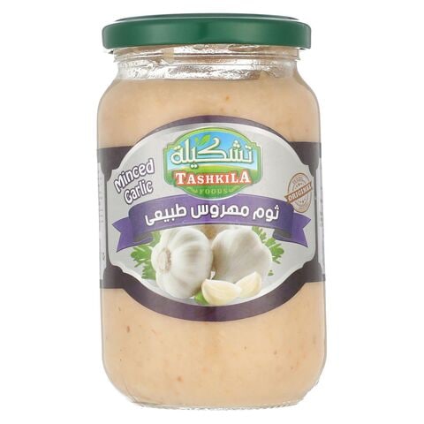 Buy Tashkila Minced Garlic - 360 Gram in Egypt